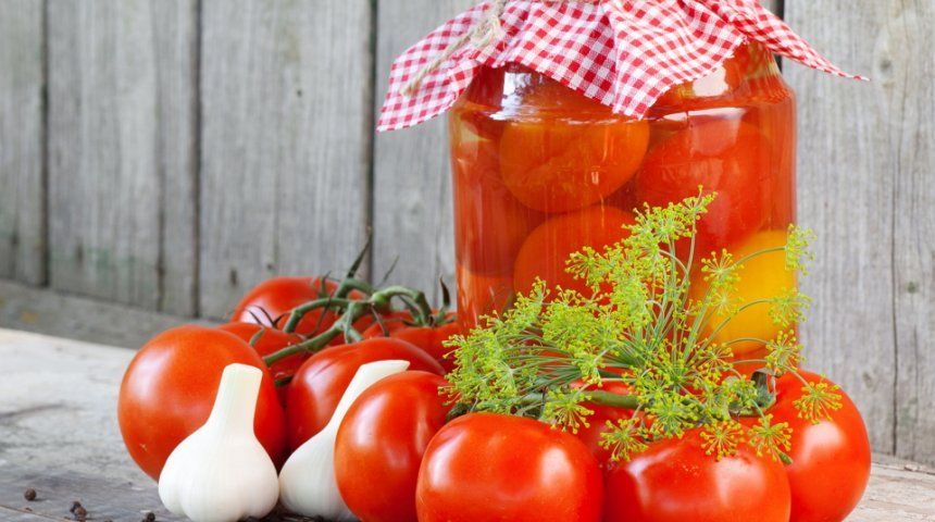Ингредиенты для приготовления помидор «Пальчики оближешь»